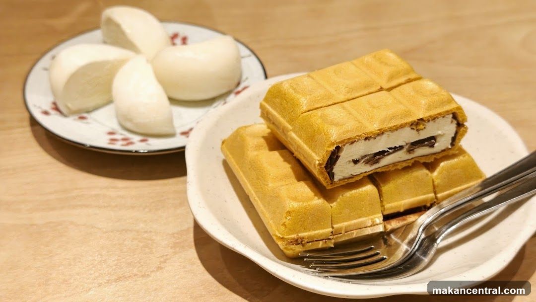 Ice Cream Waffle Sandwiches and Steamed Buns