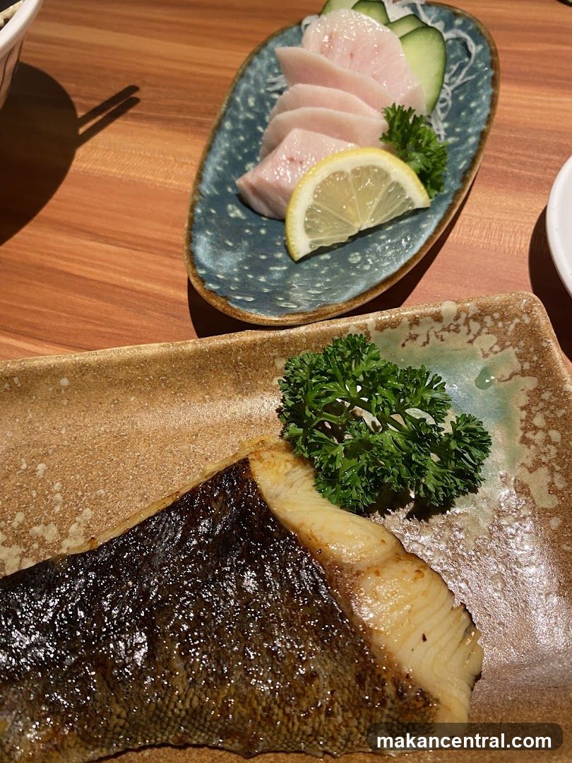 Sashimi and Grilled Fish