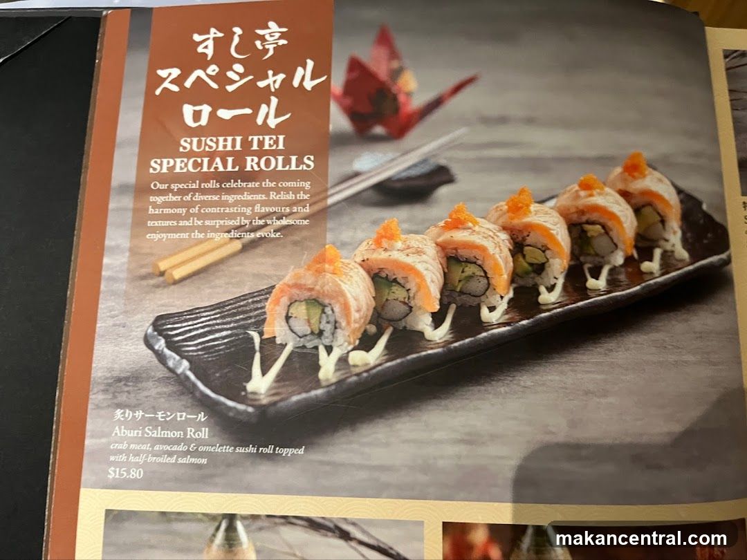 SUSHI TEI SPECIAL ROLLS