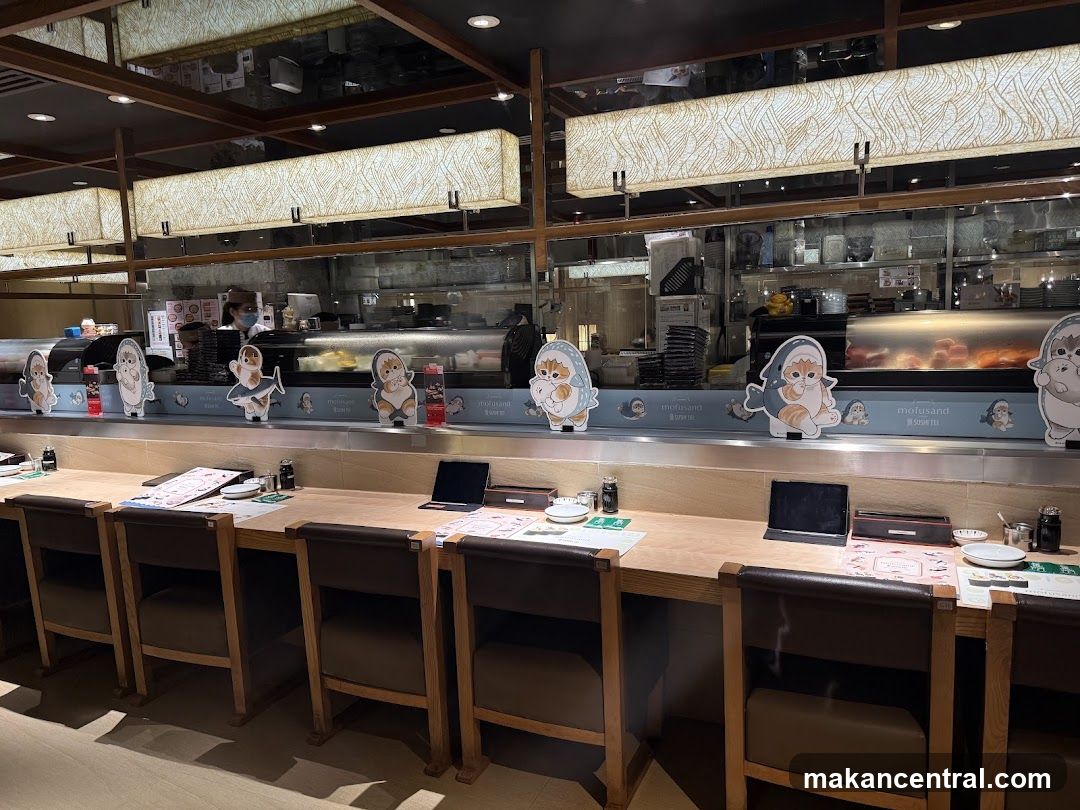 Sushi Bar with Cartoon Decorations