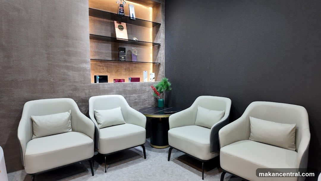 Waiting Area with Shelving