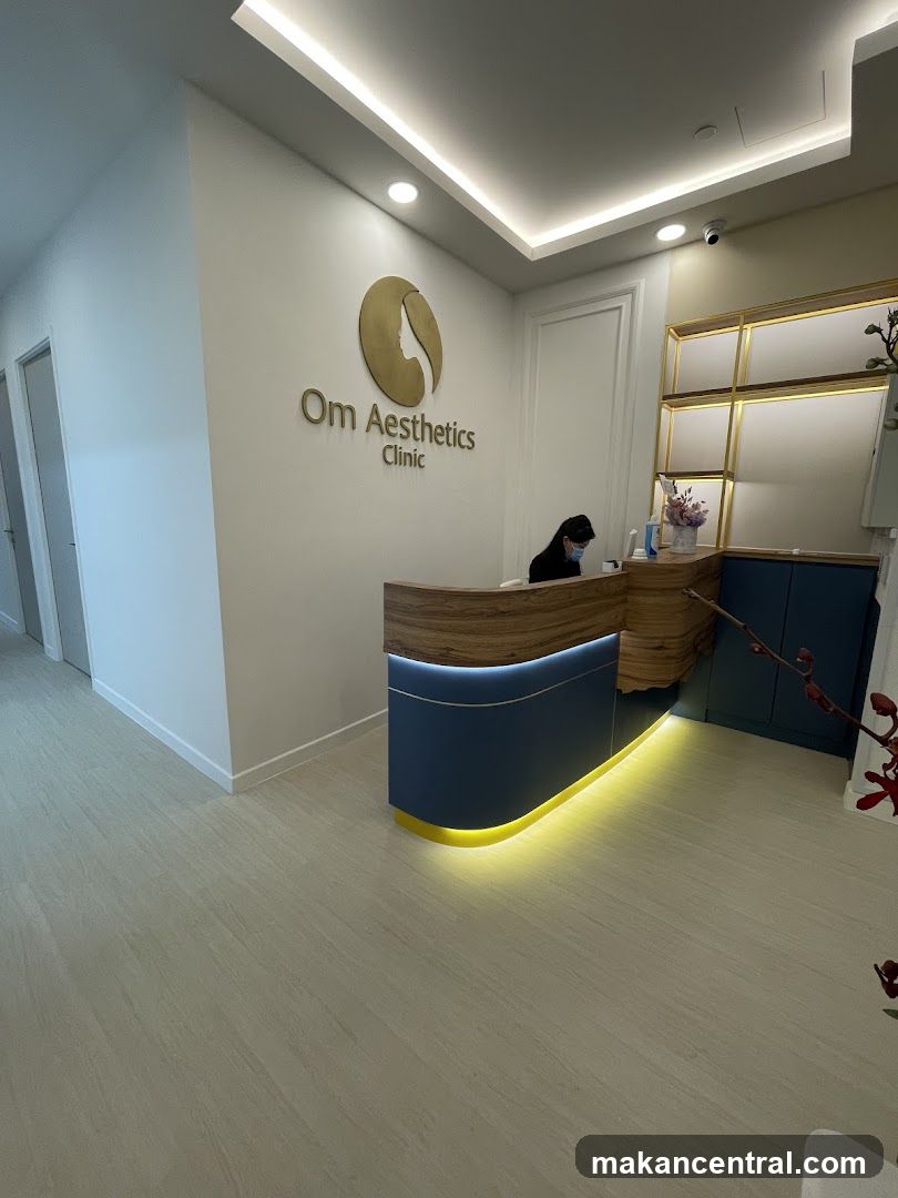 Om Aesthetics Clinic Reception