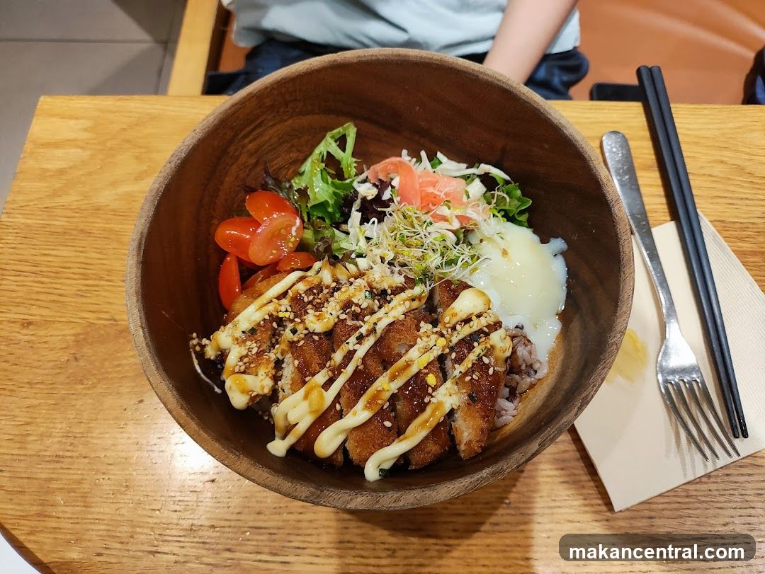 Donburi with Fried Chicken