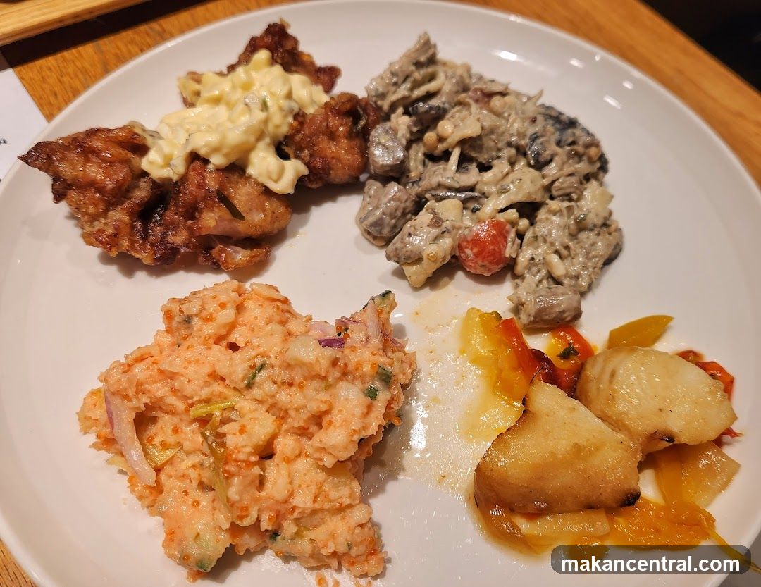 Plate of Assorted Dishes