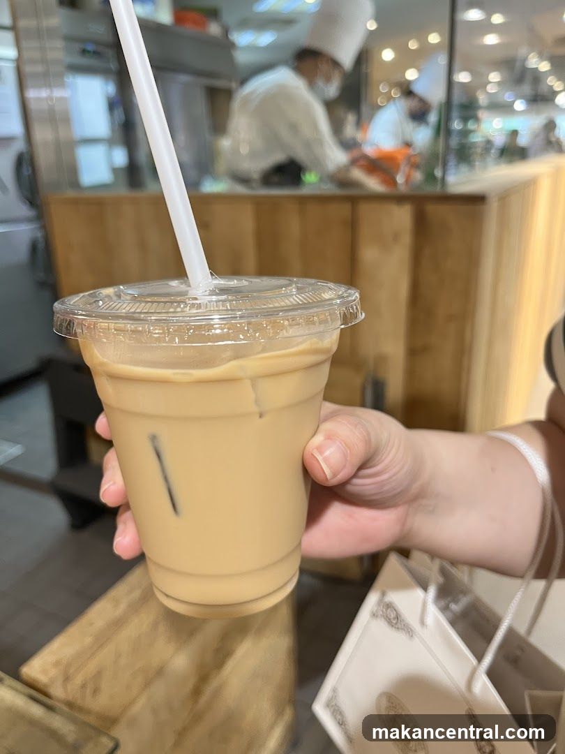 Iced Coffee and Shopping Bag