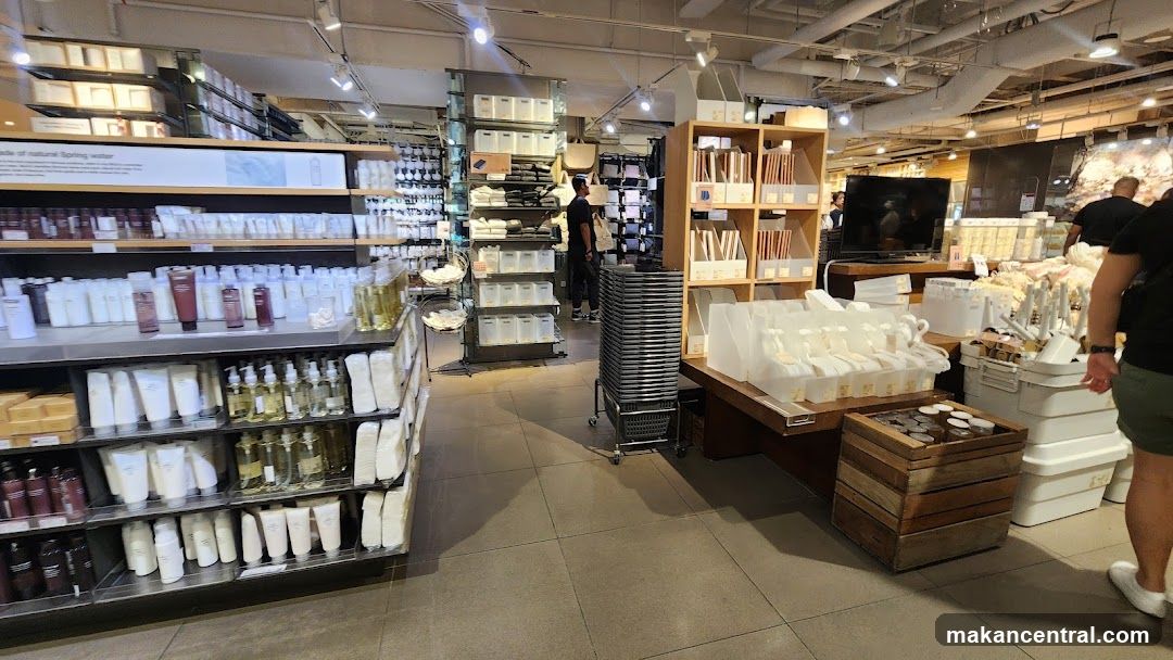 Store Interior with Shelves of Products