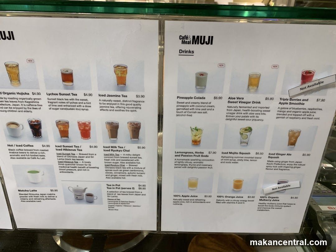 Cafe & Meal MUJI Drinks