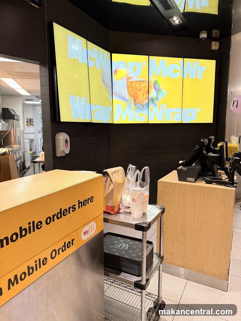 McDonald's Counter with Digital Menu