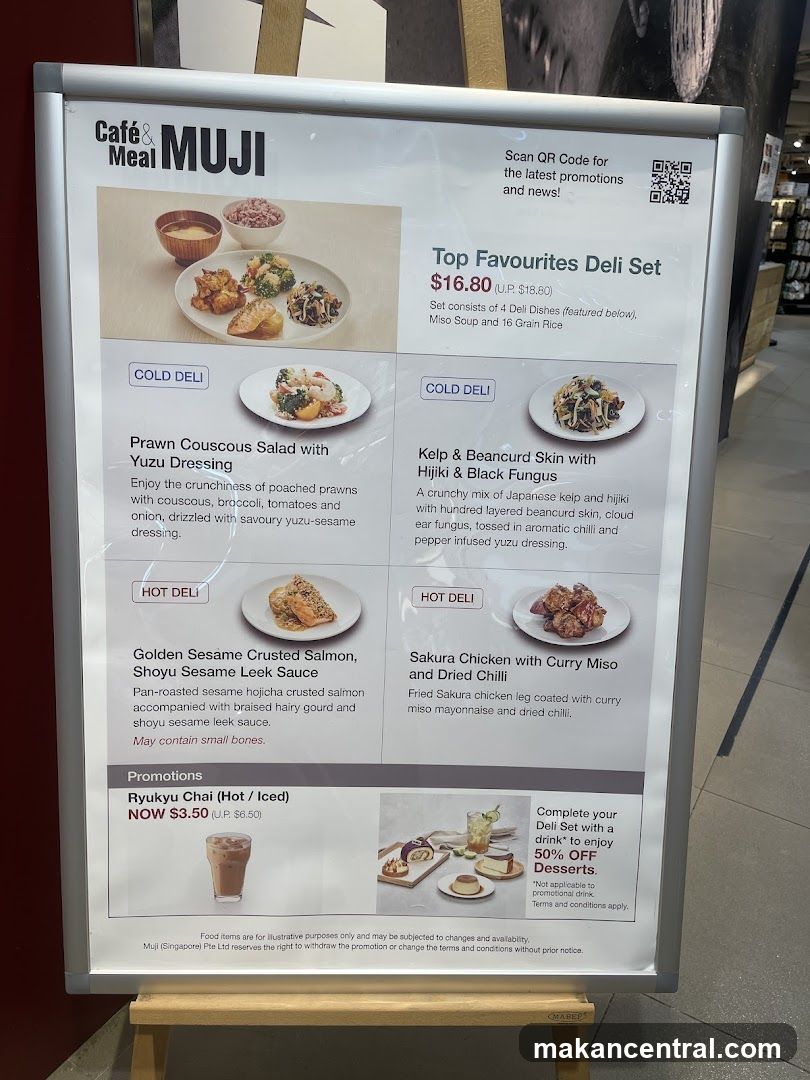 Cafe & Meal MUJI Menu
