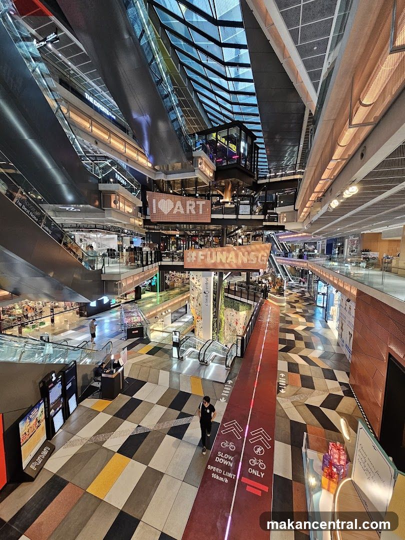 Interior of a modern shopping mall