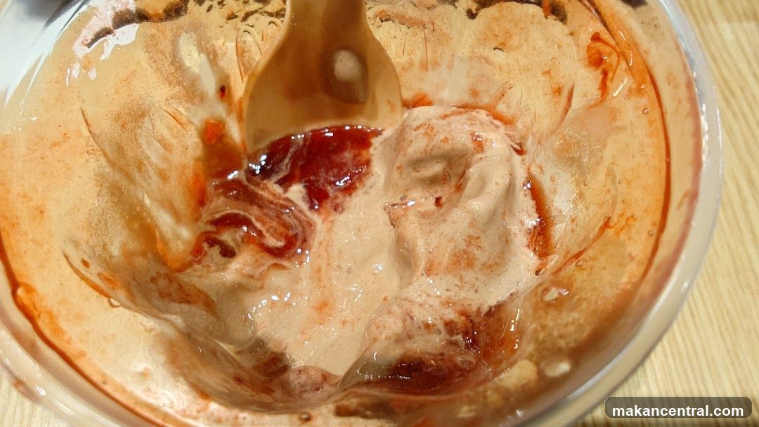 Ice Cream with Strawberry Swirl