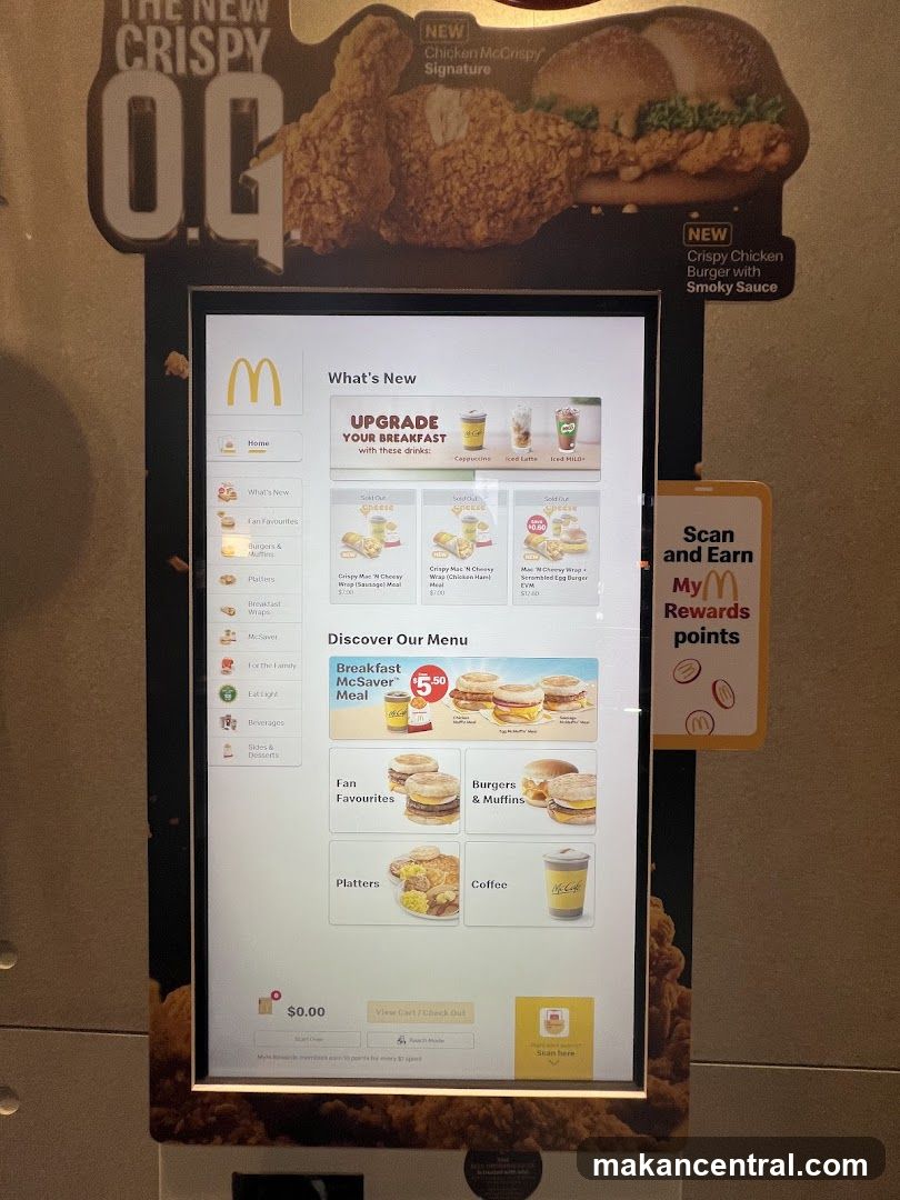 McDonald's Self-Order Kiosk