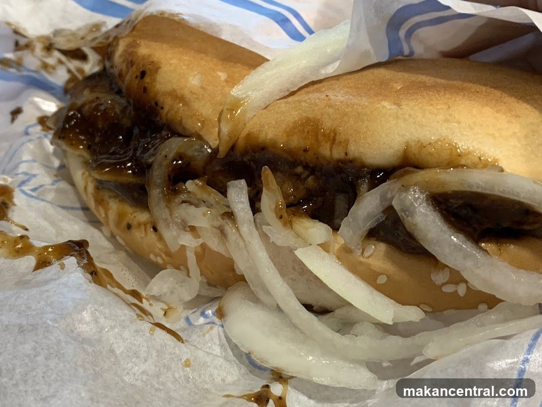 Beef and Onion Sandwich