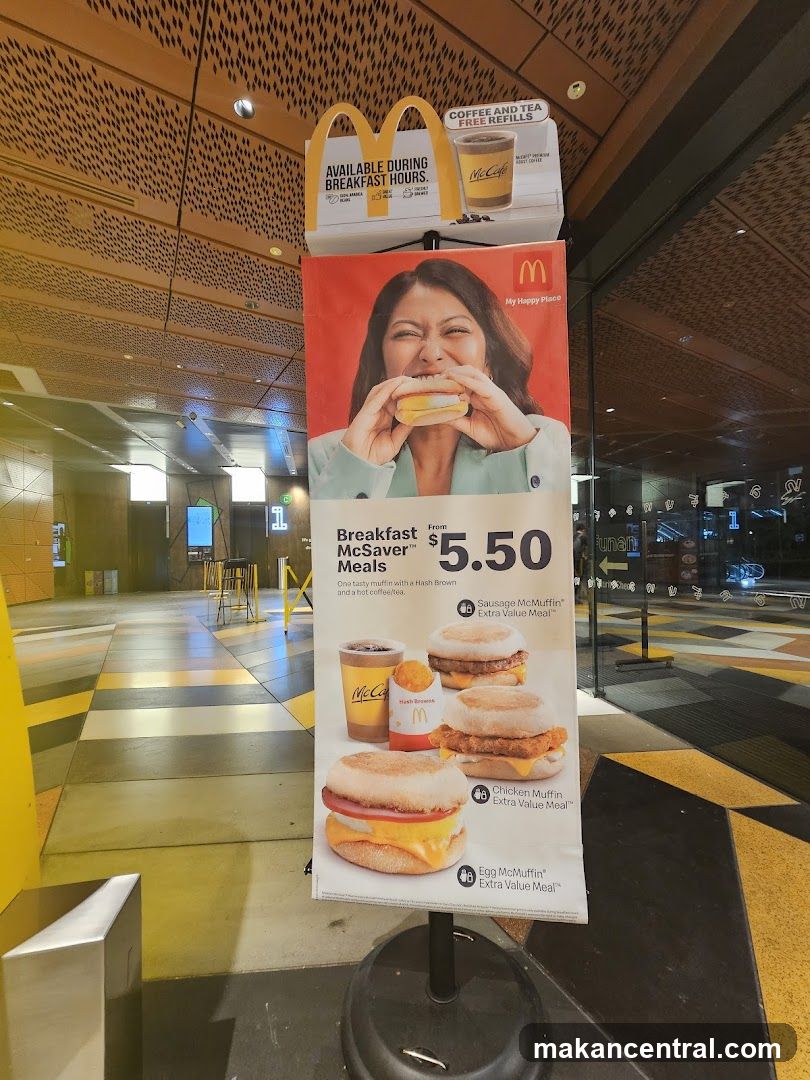 McDonald's Breakfast McSaver Meals Advertisement