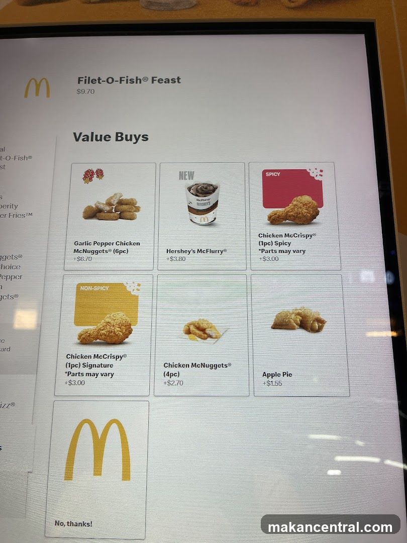McDonald's Menu