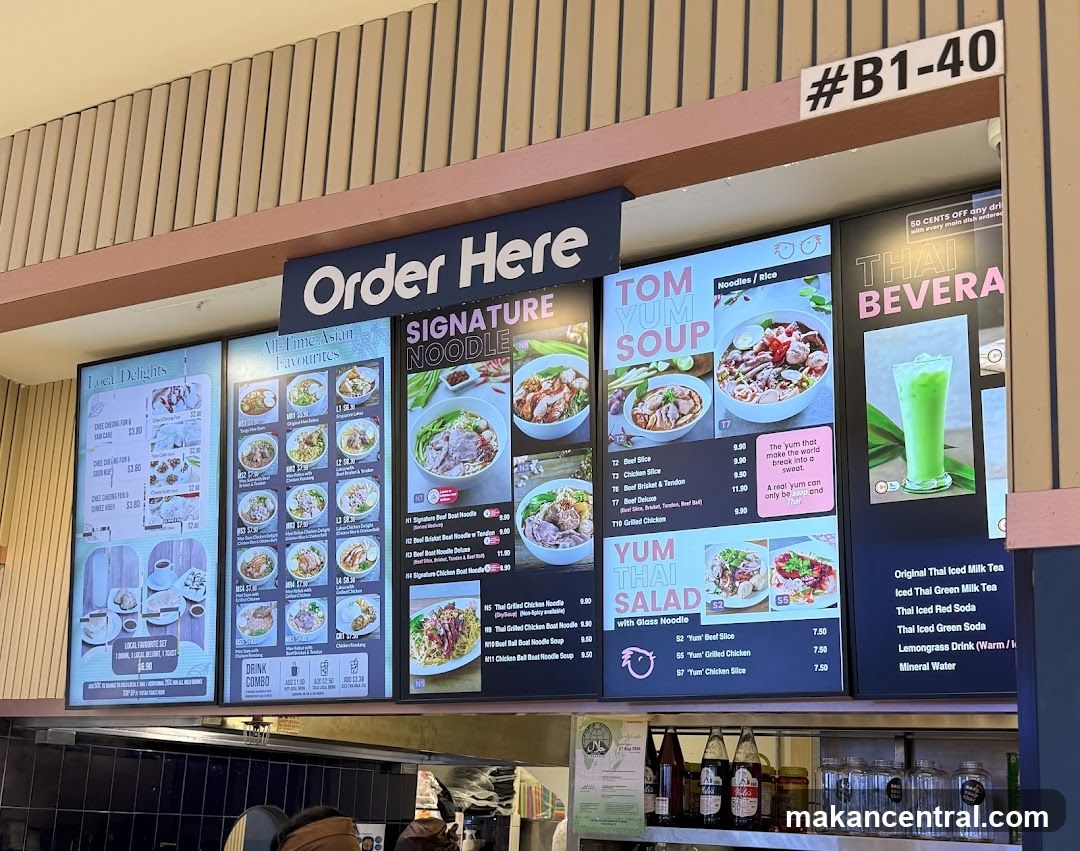 Restaurant Menu Board