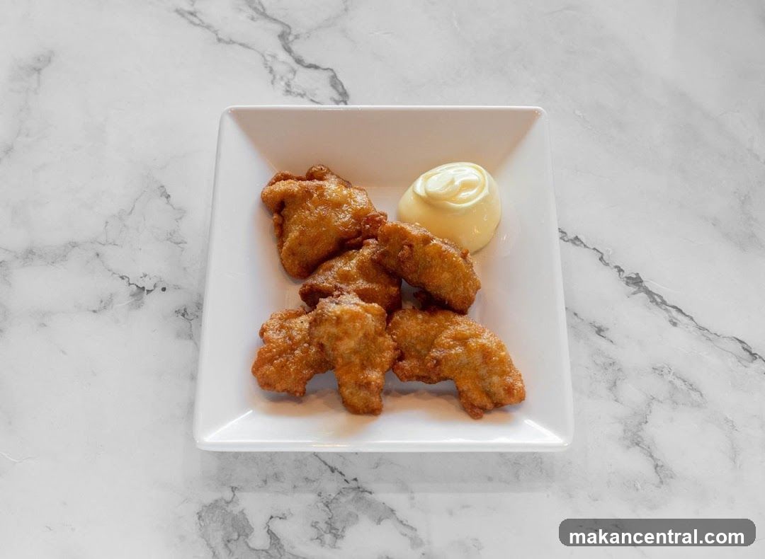 Fried Chicken Bites with Dip
