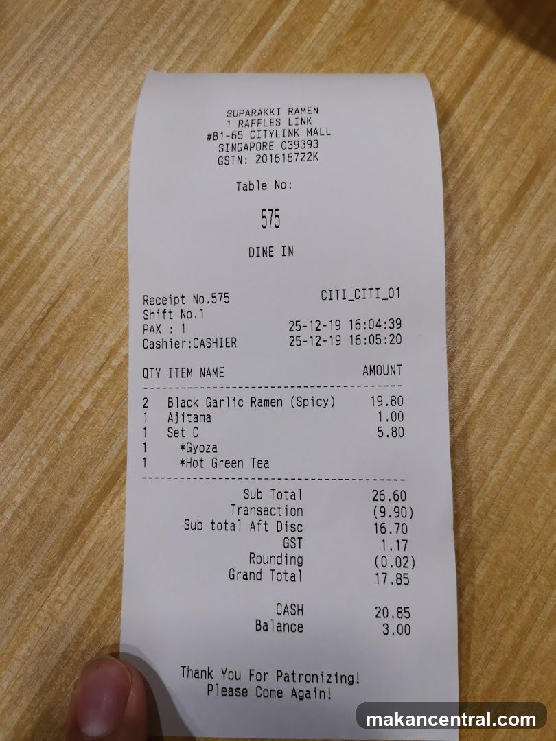Receipt