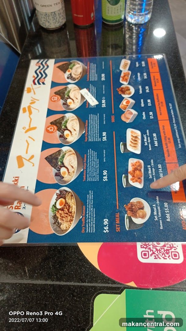 Ramen Menu
