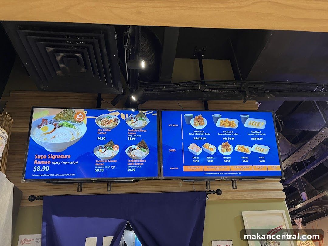 Ramen Menu