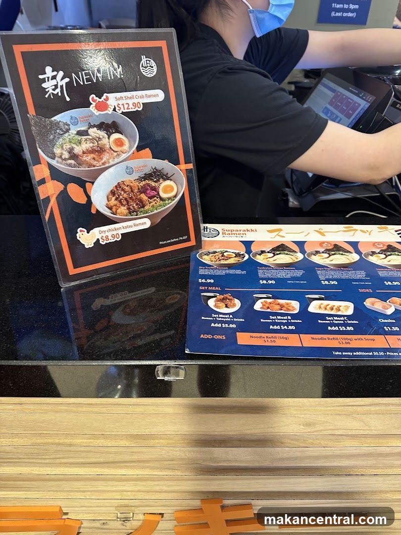 Ramen Menu and Specials