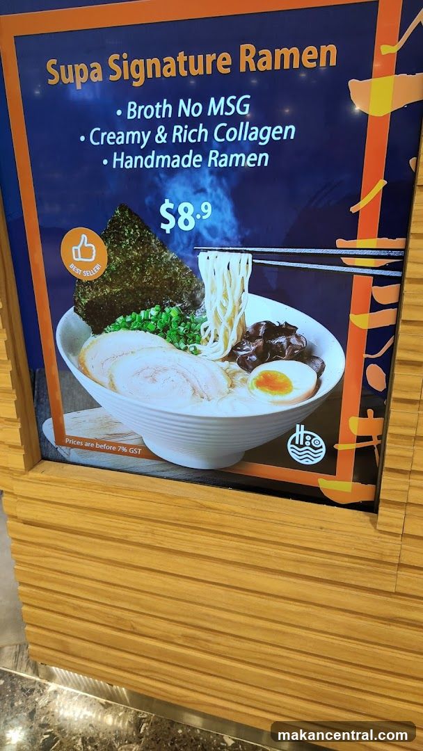 Supa Signature Ramen Advertisement