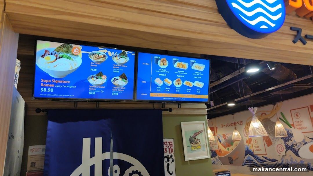 Supa Signature Ramen Menu