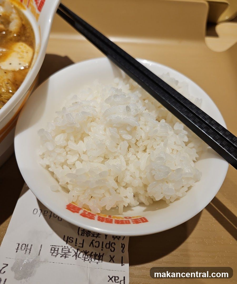 Bowl of Rice with Chopsticks