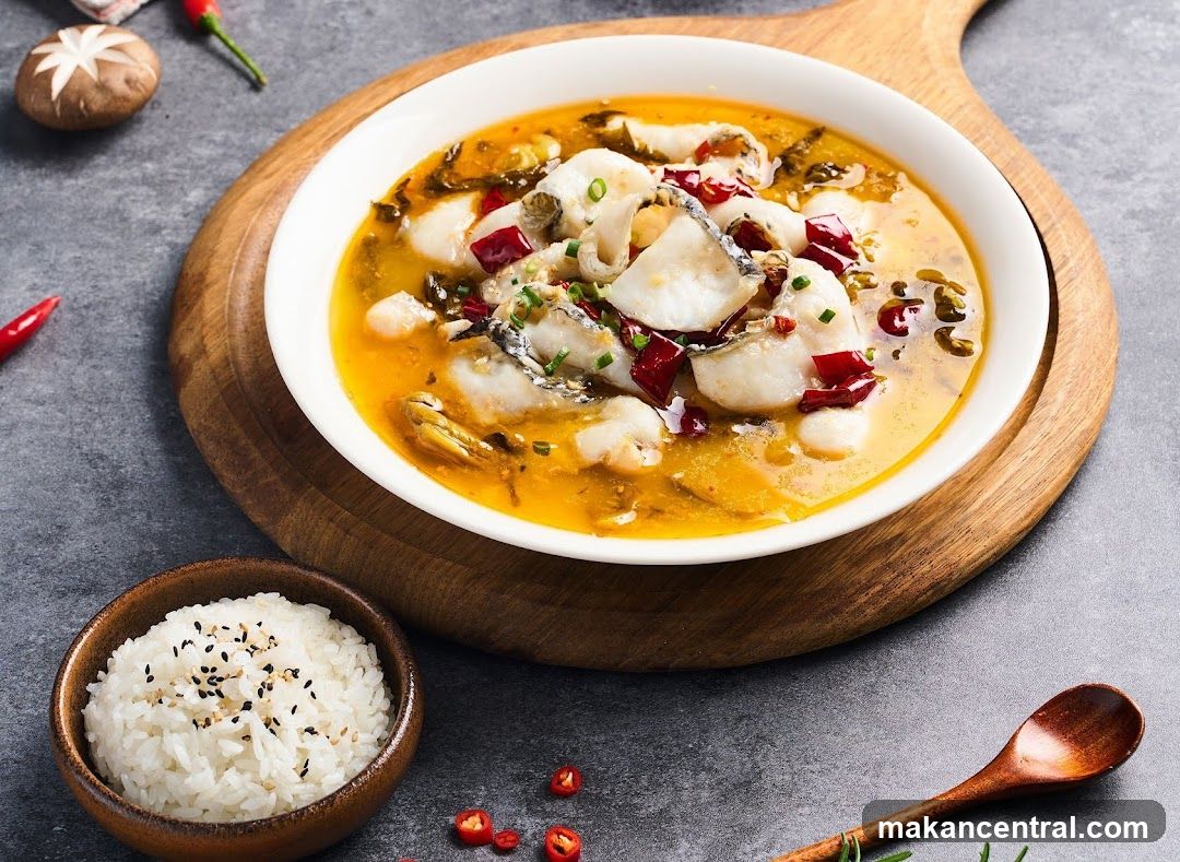 Spicy Fish Soup with Rice