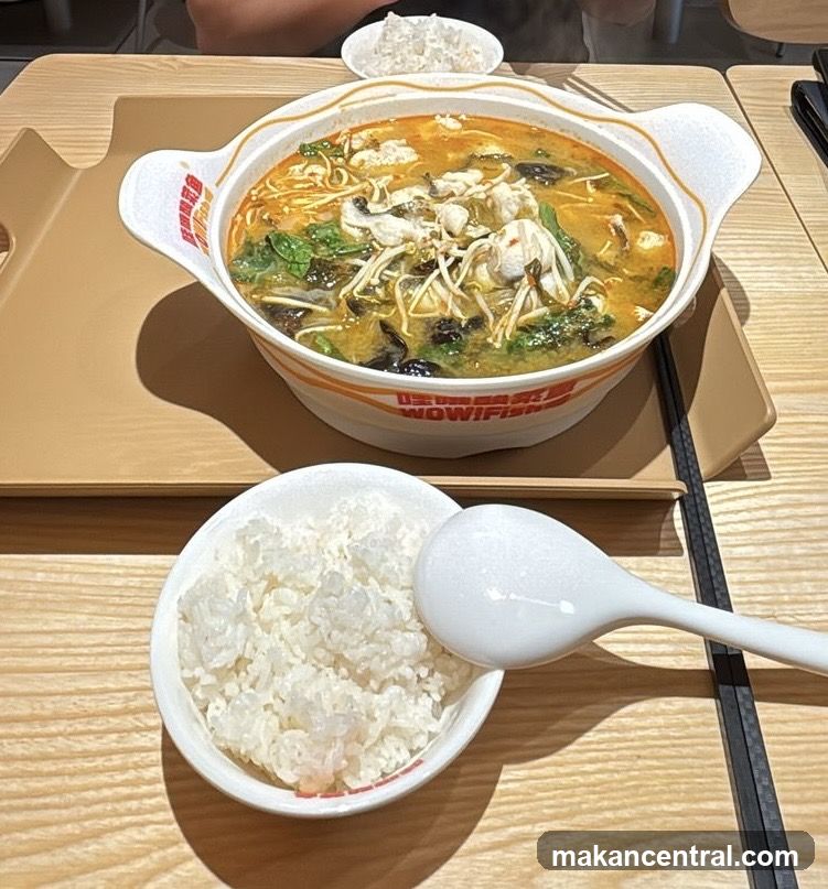 Fish Hot Pot with Rice