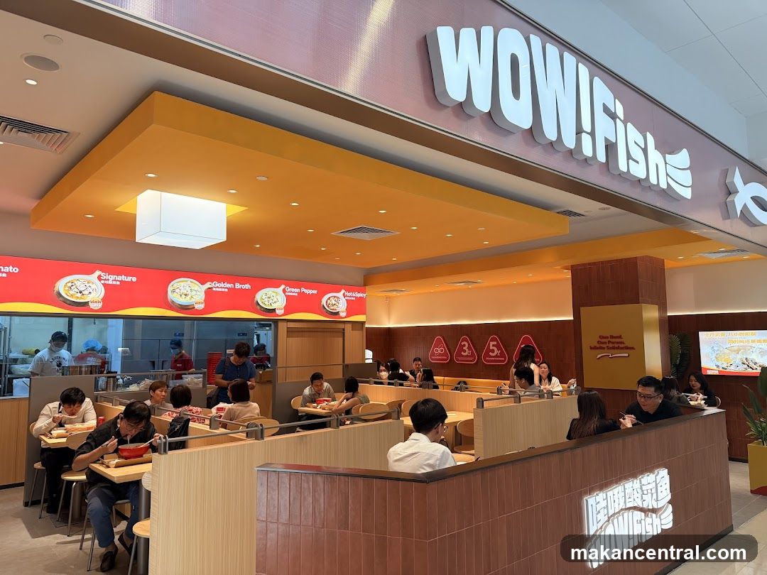 Restaurant Interior with Diners