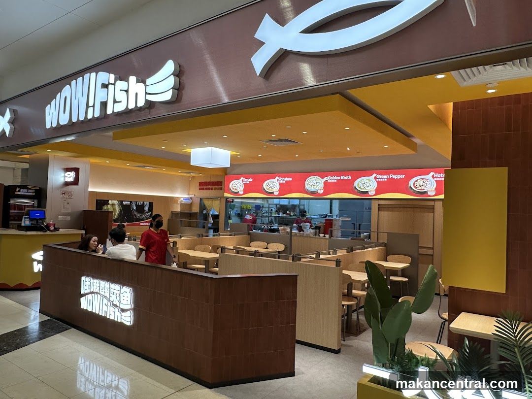 Restaurant Interior with Menu Display