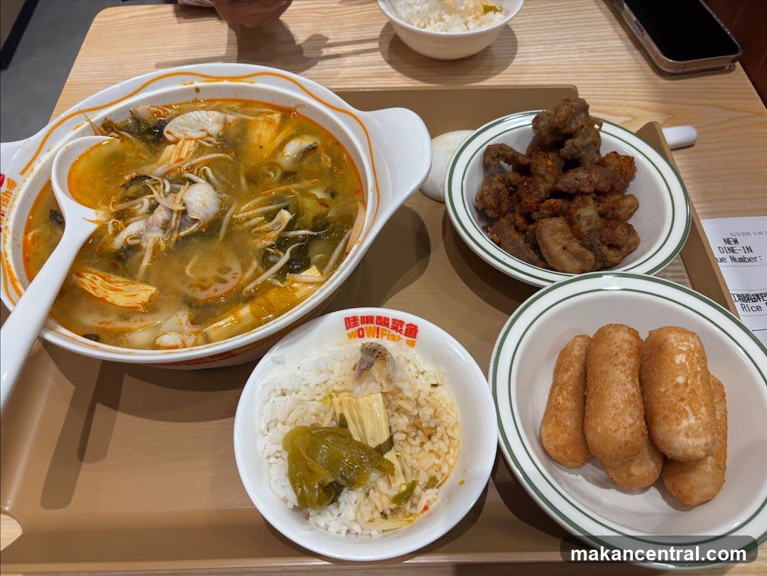 Meal with Fish Soup