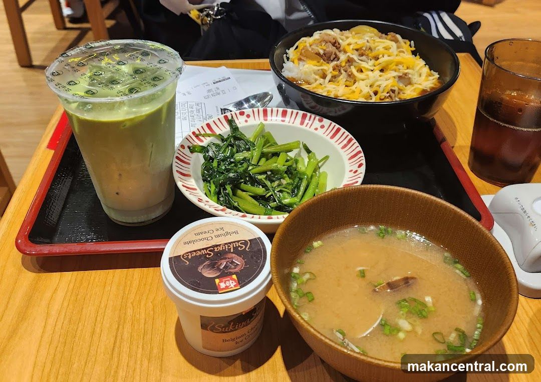 Meal with Ice Cream