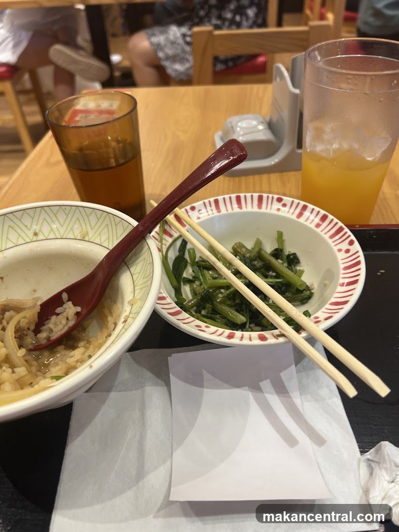 Table Setting with Food and Drinks