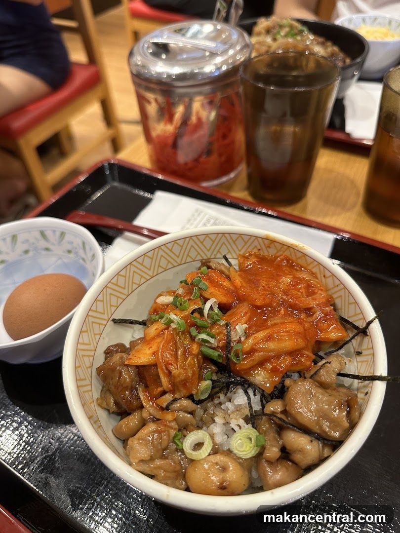 Chicken and Kimchi Rice Bowl
