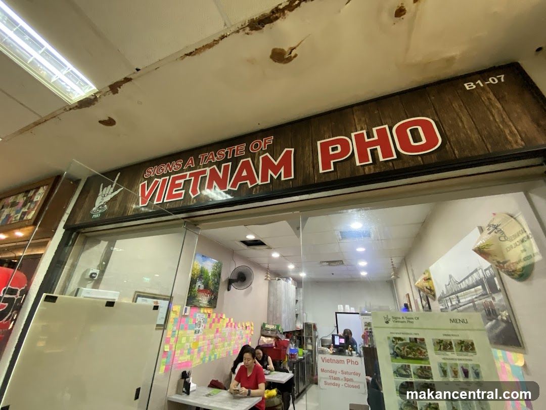 Signs A Taste of Vietnam Pho