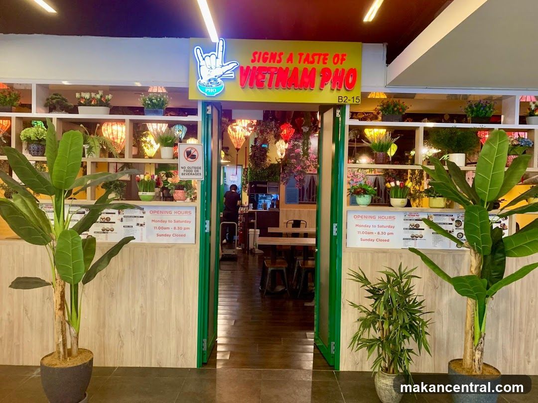Signs A Taste of Vietnam Pho