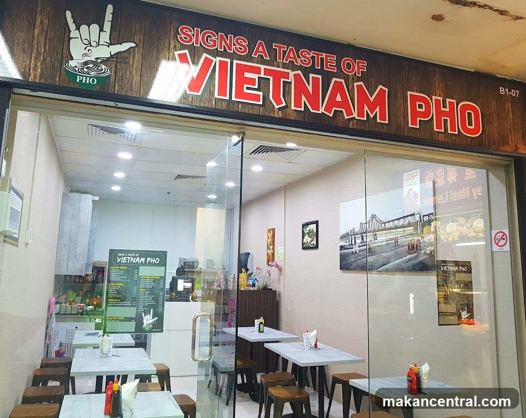 Signs A Taste of Vietnam Pho