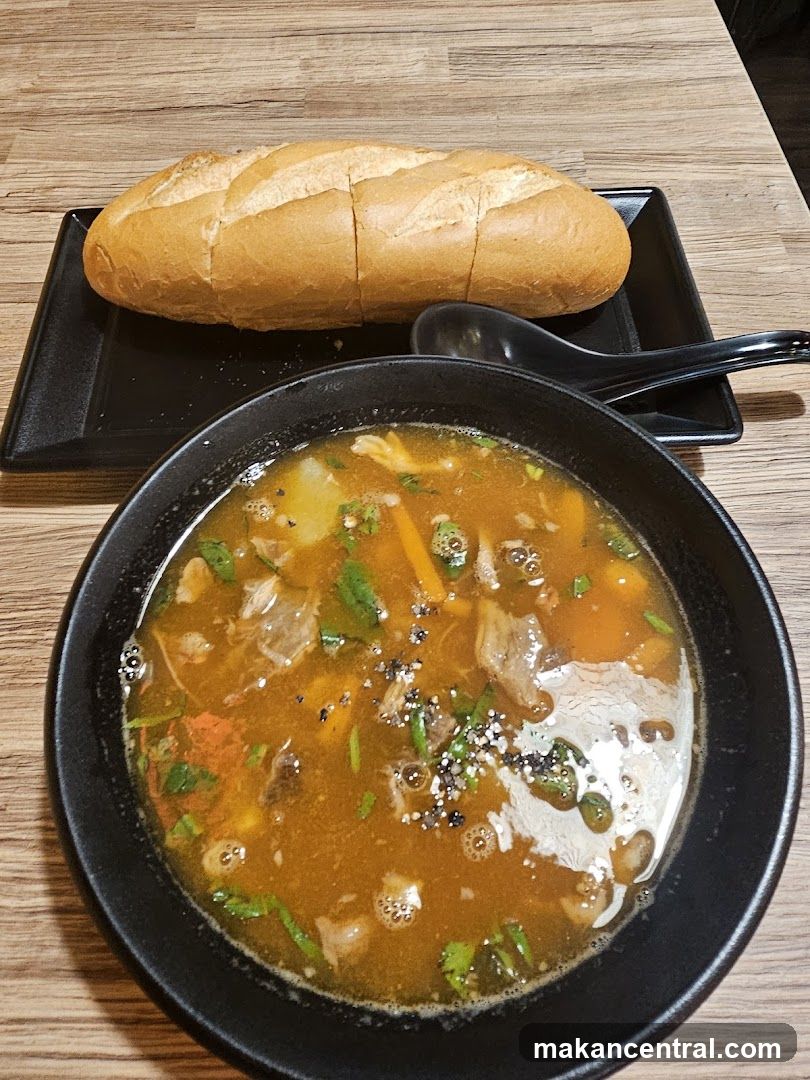Bowl of Soup with Bread