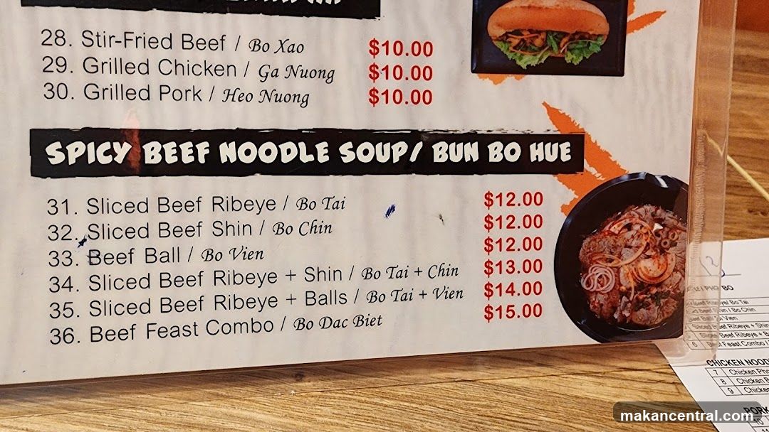 Spicy Beef Noodle Soup/Bun Bo Hue