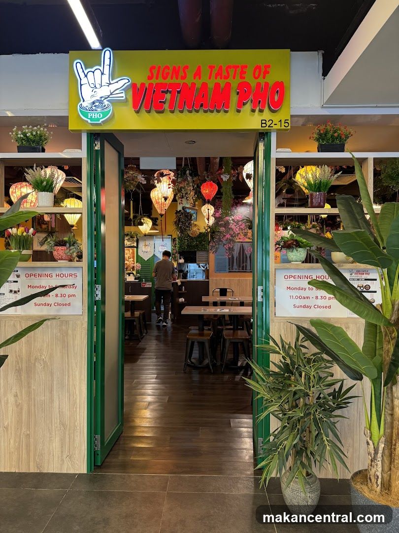 Vietnam Pho Restaurant Entrance