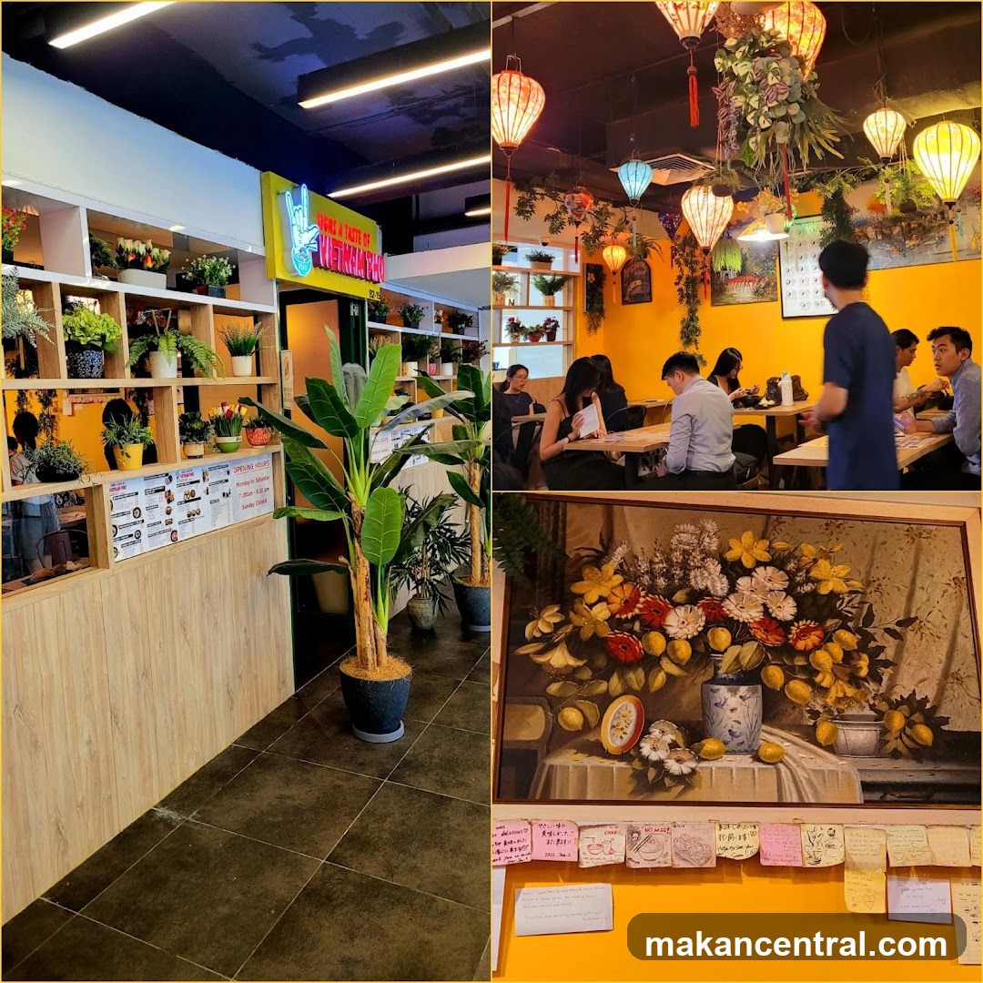 Restaurant Interior with Decor and Seating