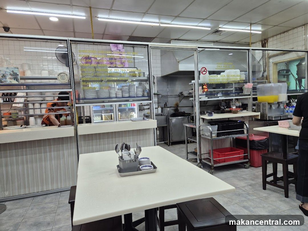 Restaurant Interior with Menu Display