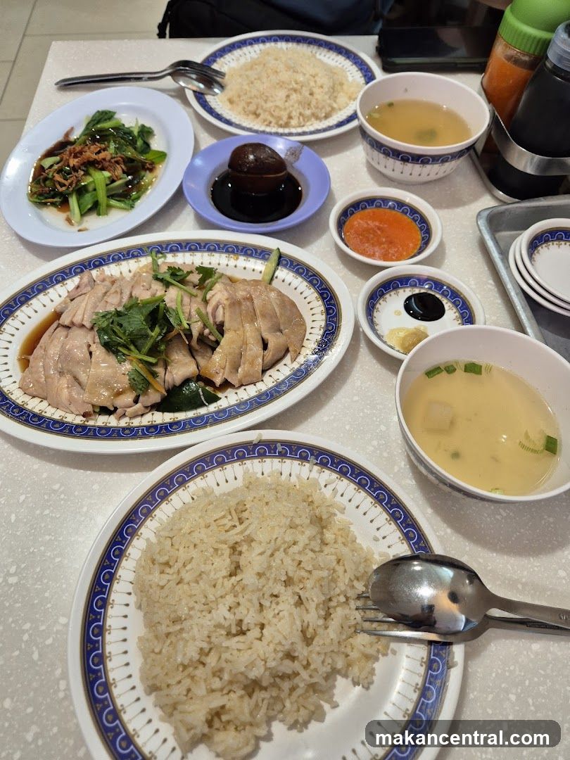 Hainanese Chicken Rice Meal
