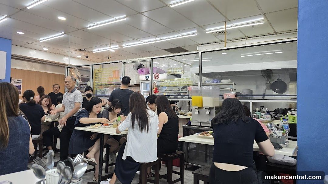 Restaurant Interior with Diners