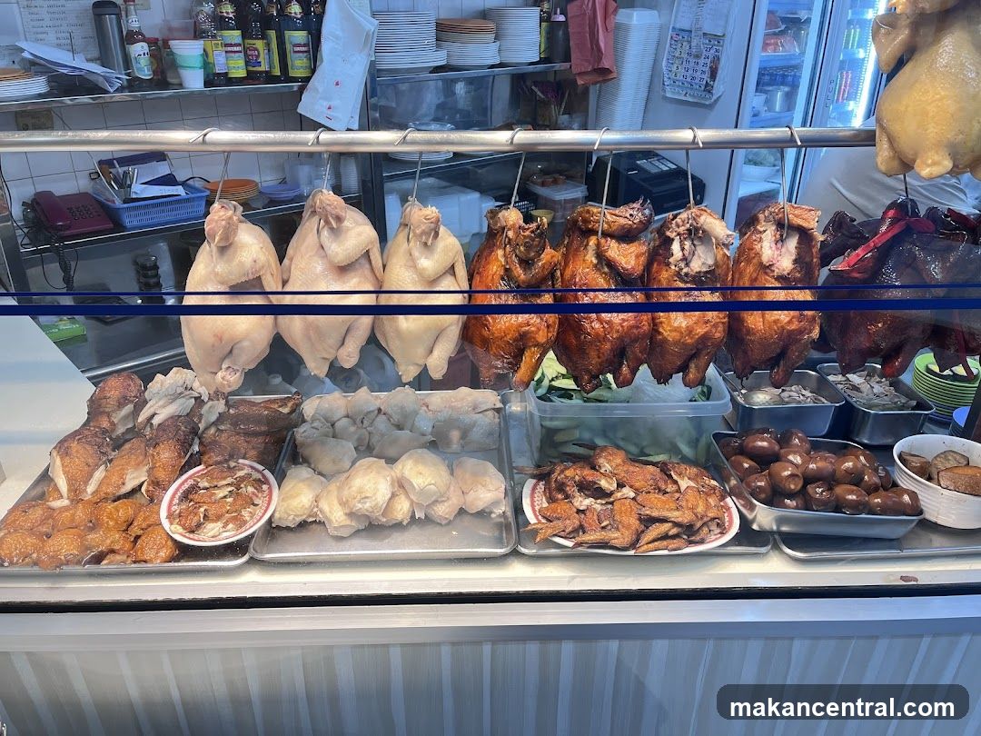Roasted and Raw Poultry Display