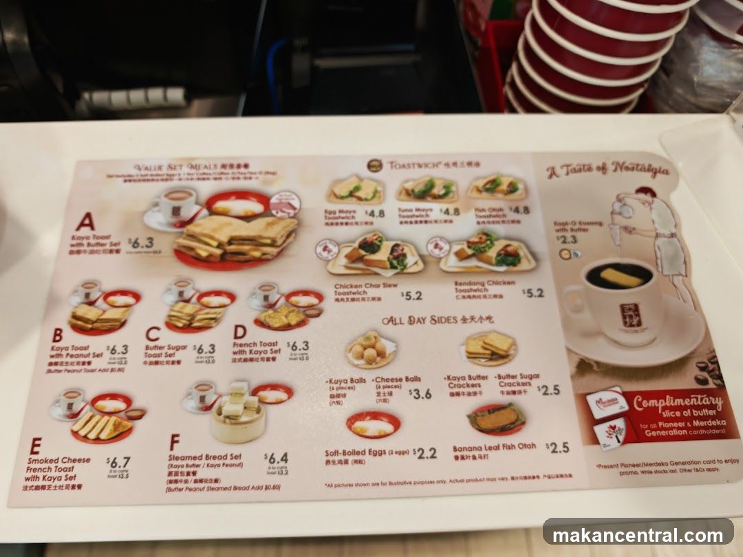 Value Set Meals & Toastwich