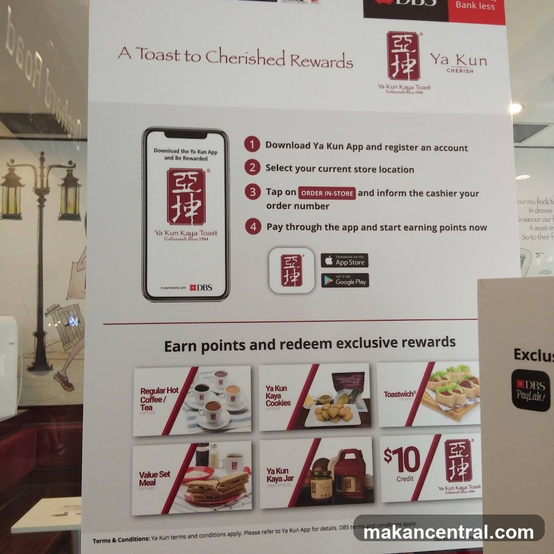 Ya Kun Cherish Rewards Poster