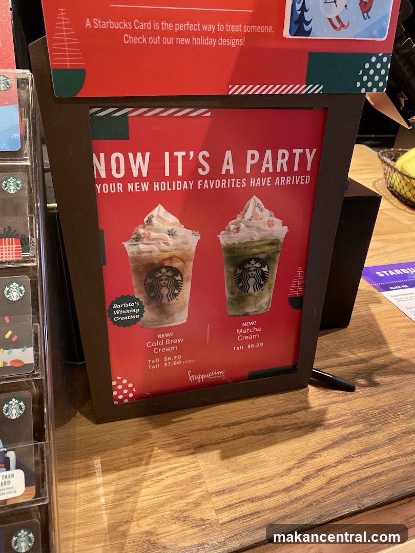 Starbucks Holiday Drinks